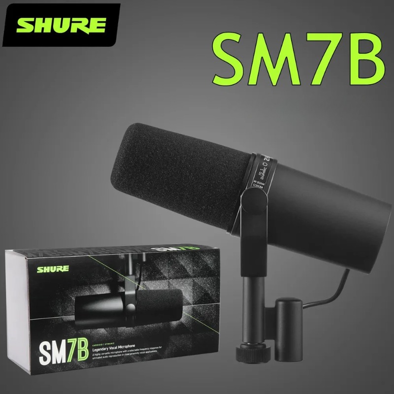 Shure Mic Sm7B - Microphone Shure SM7B, microphone dynamique Sm7b,