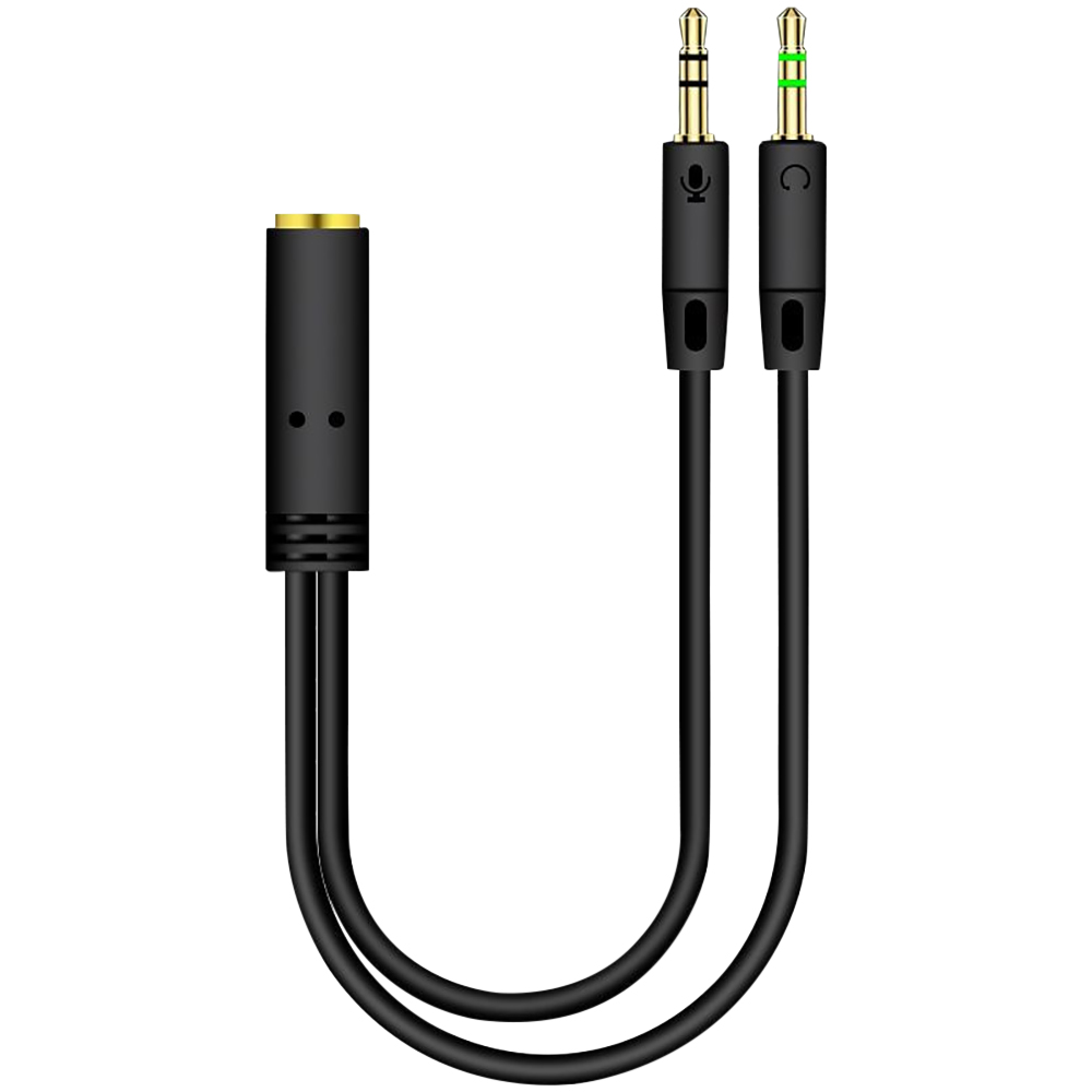 Audio Splitter Y - Adaptateur Jack 2 mâle vers 1