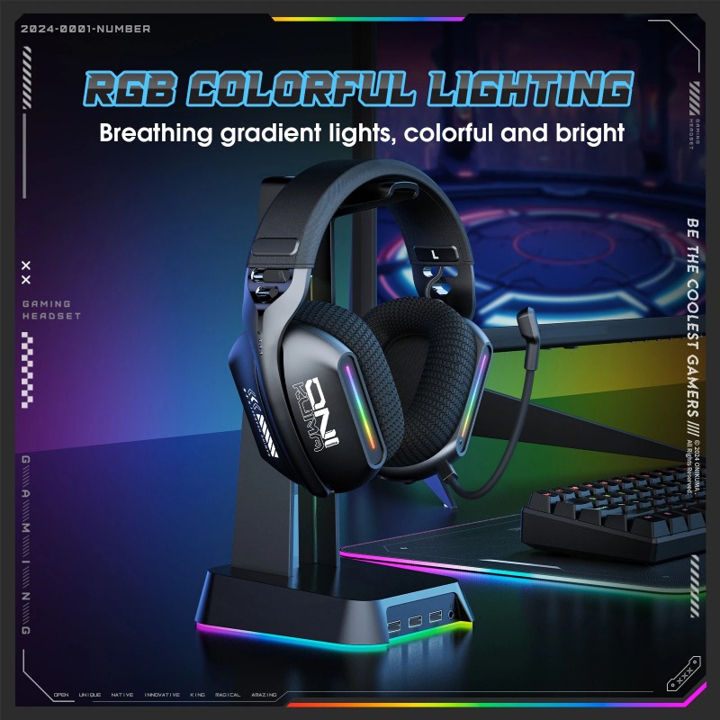 ONIKUMA GT808 – casque de jeu  - Gaming Headset Rgb avis et prix