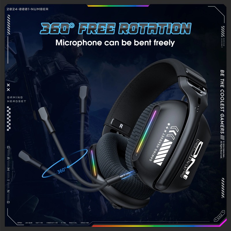ONIKUMA GT808 – casque de jeu  - Gaming Headset Rgb avis et prix