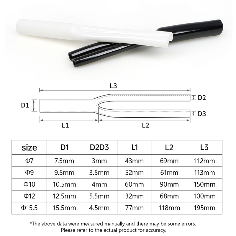 2-100 pièces Manchon en PVC en - Audio Splitter Y avis et prix