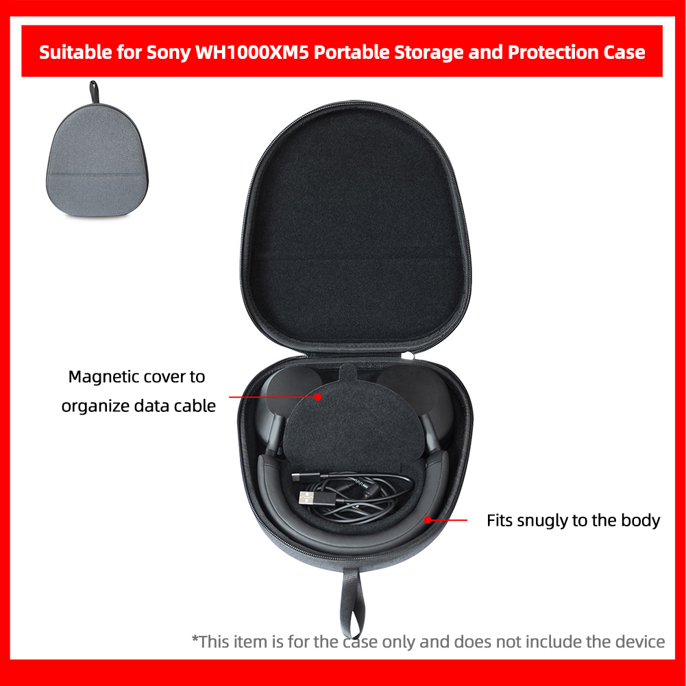 Étui de transport rigide en EV - Sony Headphone Wh-1000Xm5 avis et prix