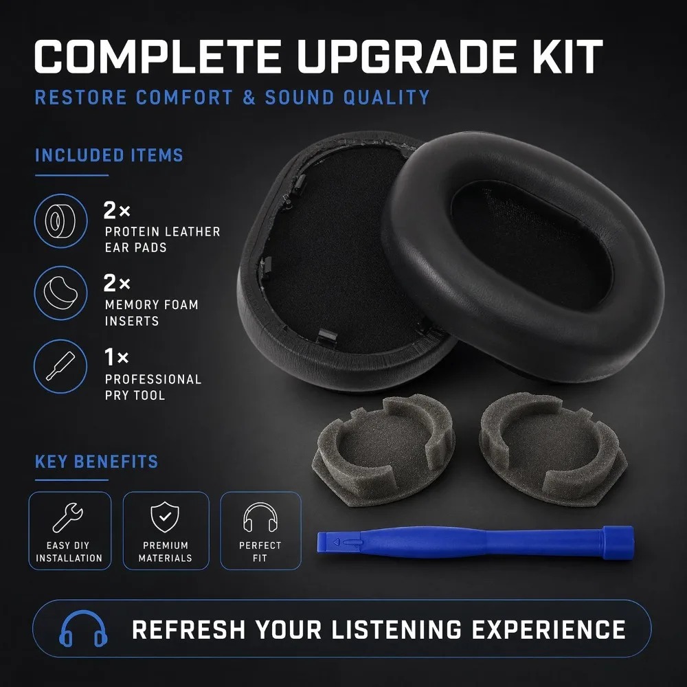 Coussinets d'écouteurs en cuir - Sony Headphone Wh-1000Xm5 avis et prix