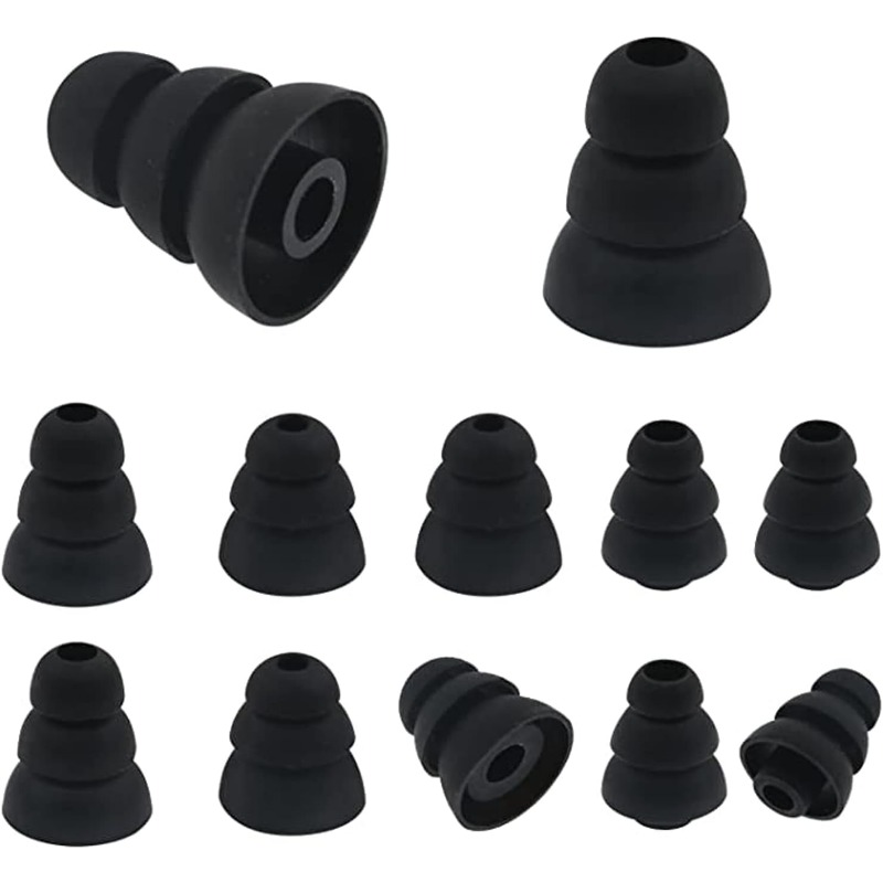 6 embouts d'écouteurs en silic - Silicone Ear Tip Replacement avis et prix