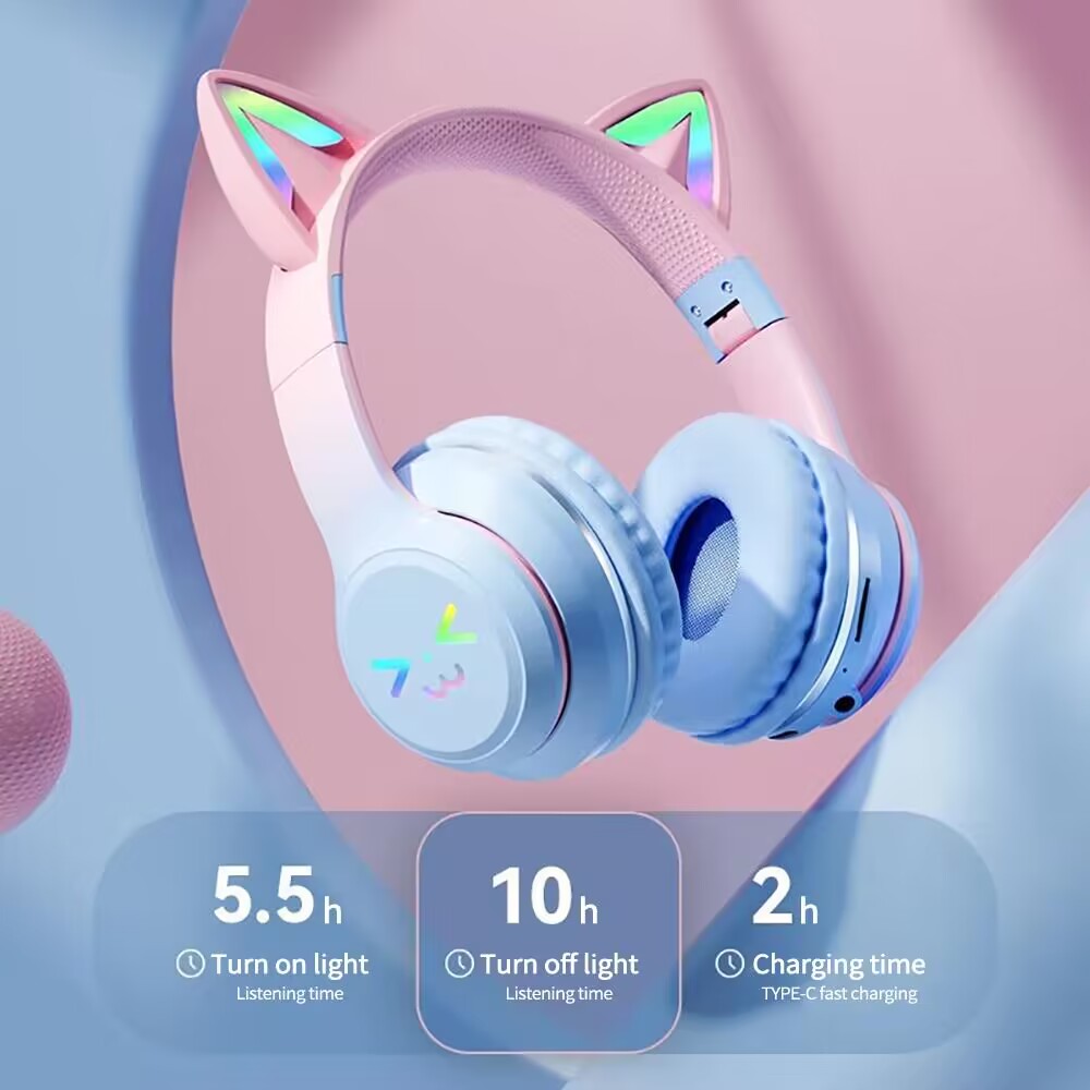 Rvb lueur écouteurs sans fil é - Gaming Headset Rgb avis et prix
