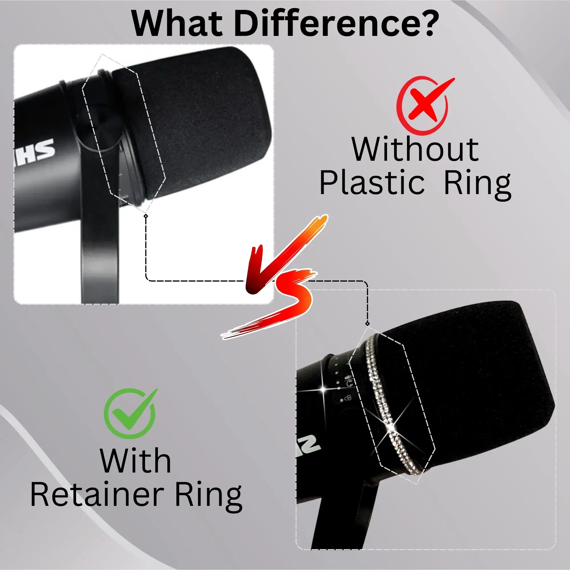 Filtre anti-Pop en mousse MV7  - Shure Mic Sm7B avis et prix