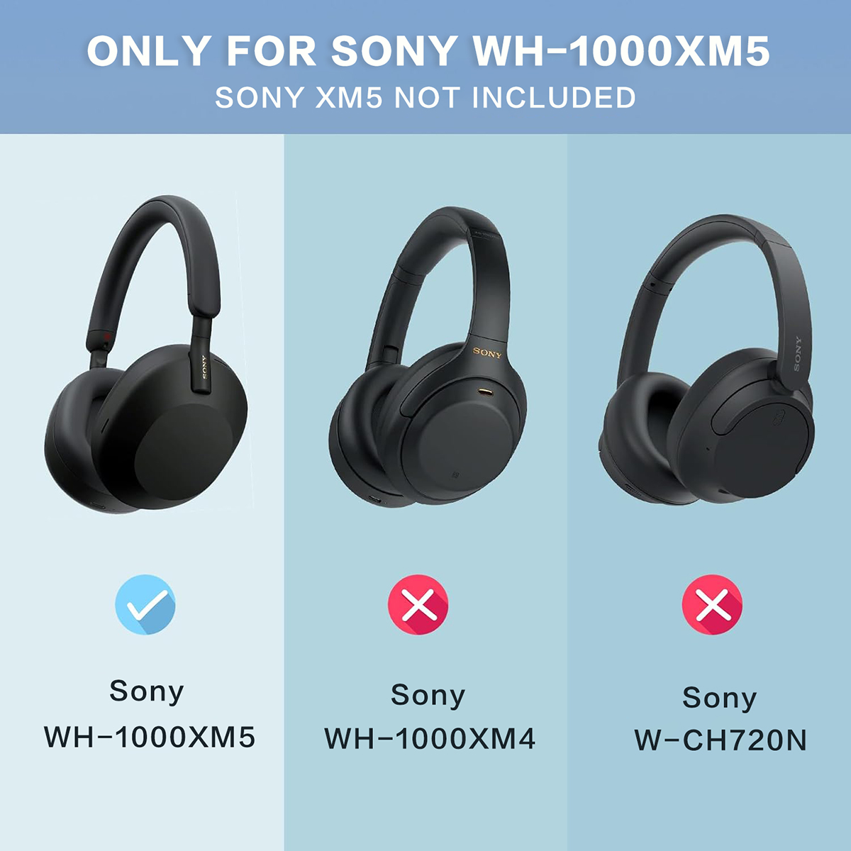 Housse de protection en silico - Sony Headphone Wh-1000Xm5 avis et prix