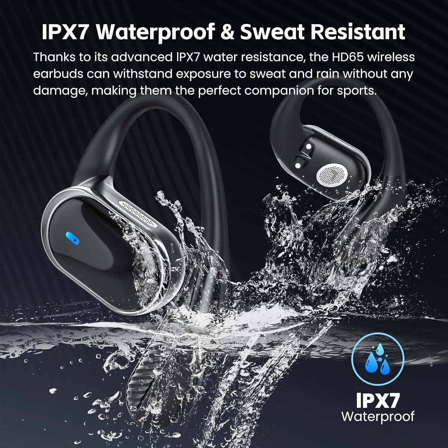 Écouteurs Bluetooth sans fil a - Sports Earphone Hook avis et prix
